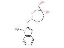 4-(hydroxymethyl)-1-[(1-methyl-1H-indol-2-yl)methyl]azepan-4-ol