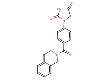1-[4-(3,4-dihydro-2(1H)-isoquinolinylcarbonyl)phenyl]-2,4-imidazolidinedione