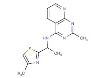 2-methyl-N-[1-(4-methyl-1,3-thiazol-2-yl)ethyl]pyrido[2,3-d]pyrimidin-4-amine