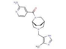 4-({(1S*,5R*)-3-[(4-methyl-1H-imidazol-5-yl)methyl]-3,6-diazabicyclo[3.2.2]non-6-yl}carbonyl)-2-pyridinamine