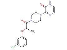 3-{4-[2-(3-chlorophenoxy)propanoyl]piperazin-1-yl}pyrazin-2(1H)-one
