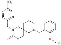 8-(2-methoxybenzyl)-2-[(5-methylpyrazin-2-yl)methyl]-2,8-diazaspiro[5.5]undecan-3-one