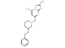 2-methyl-5-{[3-(2-phenylethyl)-1-piperidinyl]methyl}[1,2,4]triazolo[1,5-a]pyrimidin-7-ol