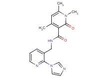 N-{[2-(1H-imidazol-1-yl)pyridin-3-yl]methyl}-1,4,6-trimethyl-2-oxo-1,2-dihydropyridine-3-carboxamide