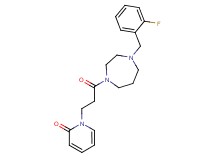 1-{3-[4-(2-fluorobenzyl)-1,4-diazepan-1-yl]-3-oxopropyl}-2(1H)-pyridinone