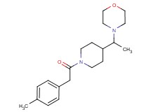 4-(1-{1-[(4-methylphenyl)acetyl]-4-piperidinyl}ethyl)morpholine