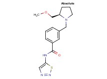 3-{[(2R)-2-(methoxymethyl)pyrrolidin-1-yl]methyl}-N-1,2,3-thiadiazol-5-ylbenzamide
