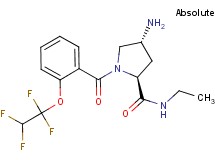 (4R)-4-amino-N-ethyl-1-[2-(1,1,2,2-tetrafluoroethoxy)benzoyl]-L-prolinamide