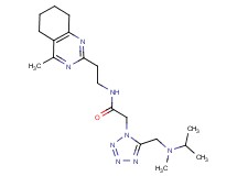 2-(5-{[isopropyl(methyl)amino]methyl}-1H-tetrazol-1-yl)-N-[2-(4-methyl-5,6,7,8-tetrahydro-2-quinazolinyl)ethyl]acetamide