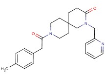 9-[(4-methylphenyl)acetyl]-2-(pyridin-2-ylmethyl)-2,9-diazaspiro[5.5]undecan-3-one