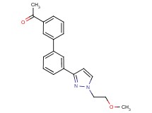 1-{3'-[1-(2-methoxyethyl)-1H-pyrazol-3-yl]-3-biphenylyl}ethanone