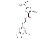 2-isopropyl-4-methyl-N-[2-(4-methyl-6,7-dihydro-5H-cyclopenta[d]pyrimidin-2-yl)ethyl]-1,3-thiazole-5-carboxamide