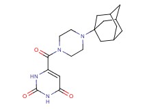 6-{[4-(1-adamantyl)-1-piperazinyl]carbonyl}-2,4(1H,3H)-pyrimidinedione