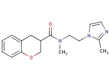 N-methyl-N-[2-(2-methyl-1H-imidazol-1-yl)ethyl]chromane-3-carboxamide