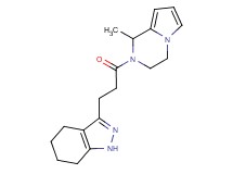 3-[3-(1-methyl-3,4-dihydropyrrolo[1,2-a]pyrazin-2(1H)-yl)-3-oxopropyl]-4,5,6,7-tetrahydro-1H-indazole