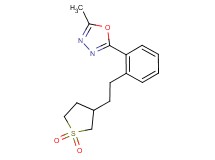 2-{2-[2-(1,1-dioxidotetrahydro-3-thienyl)ethyl]phenyl}-5-methyl-1,3,4-oxadiazole
