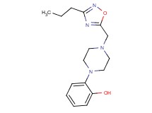 2-{4-[(3-propyl-1,2,4-oxadiazol-5-yl)methyl]-1-piperazinyl}phenol