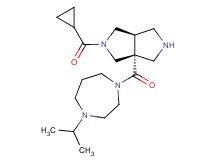 (3aR*,6aR*)-2-(cyclopropylcarbonyl)-3a-[(4-isopropyl-1,4-diazepan-1-yl)carbonyl]octahydropyrrolo[3,4-c]pyrrole