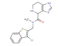 N-[(3-chloro-1-benzothien-2-yl)methyl]-N-methyl-4,5,6,7-tetrahydro-1H-imidazo[4,5-c]pyridine-4-carboxamide dihydrochloride