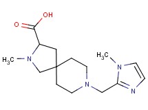 2-methyl-8-[(1-methyl-1H-imidazol-2-yl)methyl]-2,8-diazaspiro[4.5]decane-3-carboxylic acid