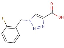 1-(2-fluorobenzyl)-1H-1,2,3-triazole-4-carboxylic acid