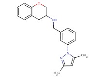 3,4-dihydro-2H-chromen-3-yl[3-(3,5-dimethyl-1H-pyrazol-1-yl)benzyl]amine