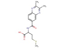 N-[(2,3-dimethyl-6-quinoxalinyl)carbonyl]methionine