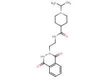 N-[2-(1,4-dioxo-3,4-dihydrophthalazin-2(1H)-yl)ethyl]-1-isopropylpiperidine-4-carboxamide