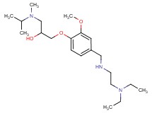 1-[4-({[2-(diethylamino)ethyl]amino}methyl)-2-methoxyphenoxy]-3-[isopropyl(methyl)amino]-2-propanol