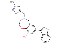 7-(1-benzothien-3-yl)-4-[(3-methylisoxazol-5-yl)methyl]-2,3,4,5-tetrahydro-1,4-benzoxazepin-9-ol