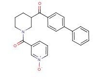 4-biphenylyl{1-[(1-oxido-3-pyridinyl)carbonyl]-3-piperidinyl}methanone