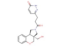 6-{3-[(3aS*,9bS*)-3a-(hydroxymethyl)-1,3a,4,9b-tetrahydrochromeno[3,4-c]pyrrol-2(3H)-yl]-3-oxopropyl}pyridazin-3(2H)-one