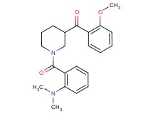 {1-[2-(dimethylamino)benzoyl]-3-piperidinyl}(2-methoxyphenyl)methanone