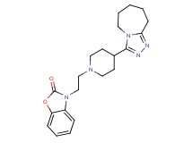 3-{2-[4-(6,7,8,9-tetrahydro-5H-[1,2,4]triazolo[4,3-a]azepin-3-yl)piperidin-1-yl]ethyl}-1,3-benzoxazol-2(3H)-one
