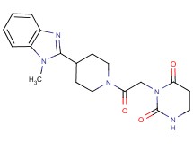 3-{2-[4-(1-methyl-1H-benzimidazol-2-yl)piperidin-1-yl]-2-oxoethyl}dihydropyrimidine-2,4(1H,3H)-dione