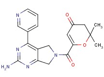 6-[(2-amino-4-pyridin-3-yl-5,7-dihydro-6H-pyrrolo[3,4-d]pyrimidin-6-yl)carbonyl]-2,2-dimethyl-2,3-dihydro-4H-pyran-4-one