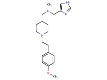 (1H-imidazol-4-ylmethyl)({1-[2-(4-methoxyphenyl)ethyl]-4-piperidinyl}methyl)methylamine