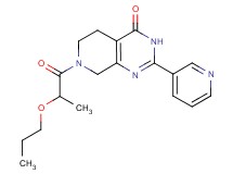 7-(2-propoxypropanoyl)-2-pyridin-3-yl-5,6,7,8-tetrahydropyrido[3,4-d]pyrimidin-4(3H)-one