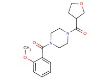 1-(2-methoxybenzoyl)-4-(tetrahydro-3-furanylcarbonyl)piperazine