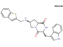 (3S,7S,8aS)-7-[(1-benzothien-2-ylmethyl)amino]-3-(1H-indol-3-ylmethyl)hexahydropyrrolo[1,2-a]pyrazine-1,4-dione