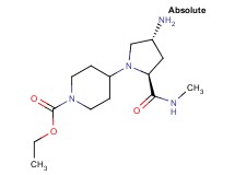 ethyl 4-{(2S,4R)-4-amino-2-[(methylamino)carbonyl]pyrrolidin-1-yl}piperidine-1-carboxylate