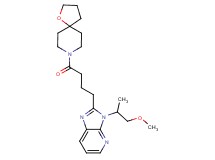 8-{4-[3-(2-methoxy-1-methylethyl)-3H-imidazo[4,5-b]pyridin-2-yl]butanoyl}-1-oxa-8-azaspiro[4.5]decane