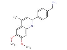 1-[4-(6,7-dimethoxy-4-methylquinolin-2-yl)phenyl]methanamine
