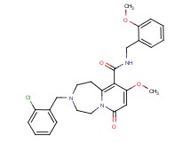 3-(2-chlorobenzyl)-9-methoxy-N-(2-methoxybenzyl)-7-oxo-1,2,3,4,5,7-hexahydropyrido[1,2-d][1,4]diazepine-10-carboxamide