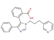 2-[4-phenyl-1-(3-pyridin-3-ylpropyl)-1H-imidazol-5-yl]benzoic acid