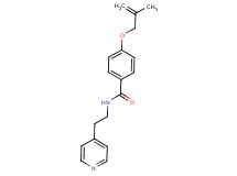 4-[(2-methylprop-2-en-1-yl)oxy]-N-(2-pyridin-4-ylethyl)benzamide