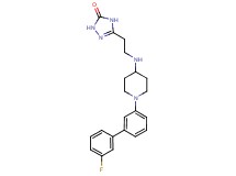 5-(2-{[1-(3'-fluoro-3-biphenylyl)-4-piperidinyl]amino}ethyl)-2,4-dihydro-3H-1,2,4-triazol-3-one