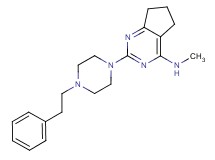 N-methyl-2-[4-(2-phenylethyl)piperazin-1-yl]-6,7-dihydro-5H-cyclopenta[d]pyrimidin-4-amine