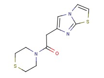 6-(2-oxo-2-thiomorpholin-4-ylethyl)imidazo[2,1-b][1,3]thiazole