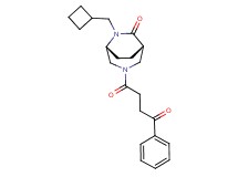 (1S*,5R*)-6-(cyclobutylmethyl)-3-(4-oxo-4-phenylbutanoyl)-3,6-diazabicyclo[3.2.2]nonan-7-one